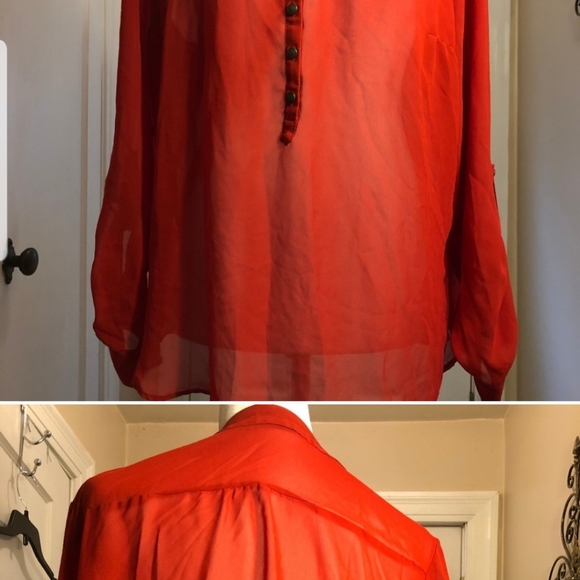 ANA SHEER BLOUSE - XL - Picture 3 of 4